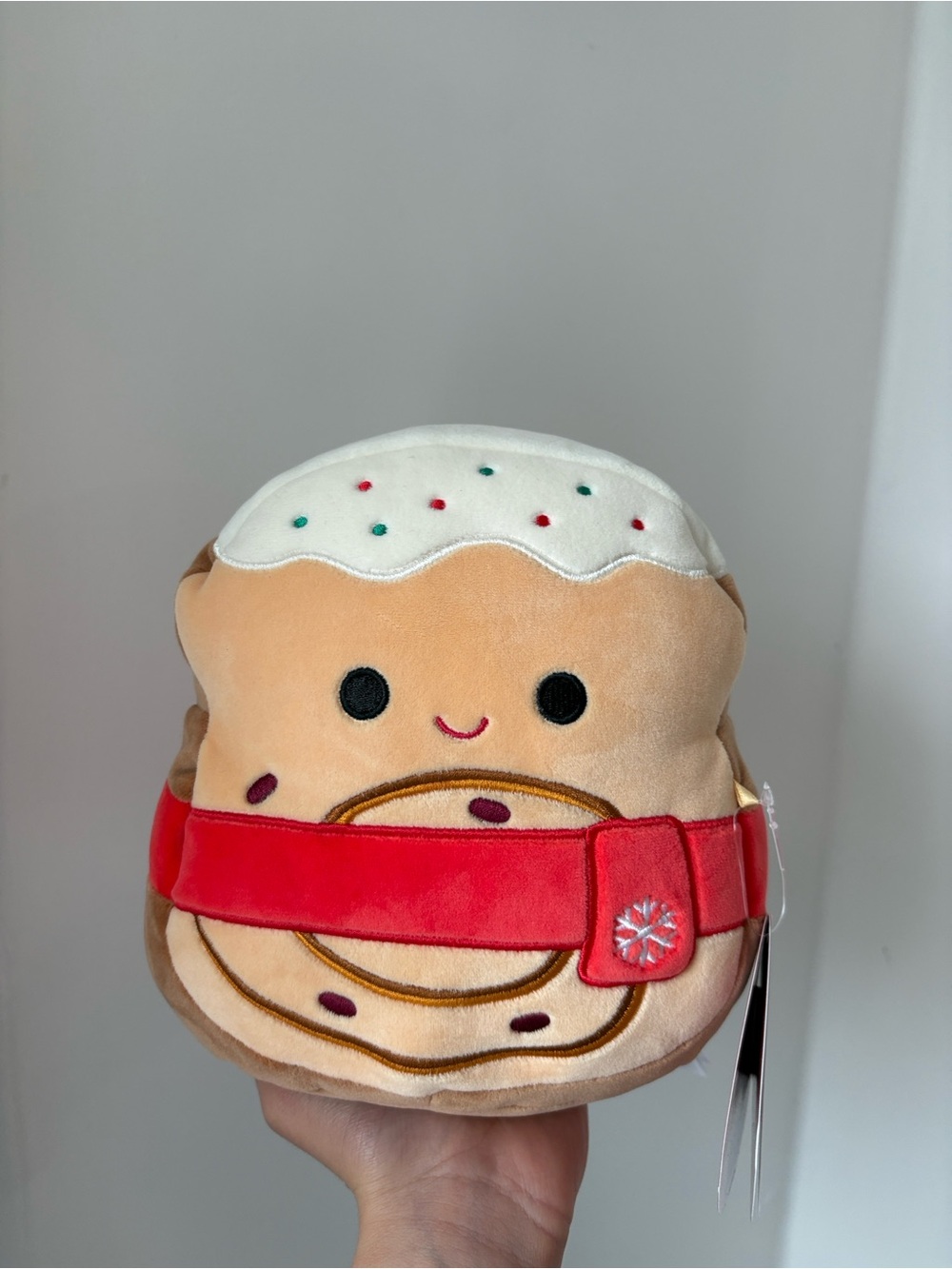 Squishmallows 7” Davey the Holiday Roll BNWT